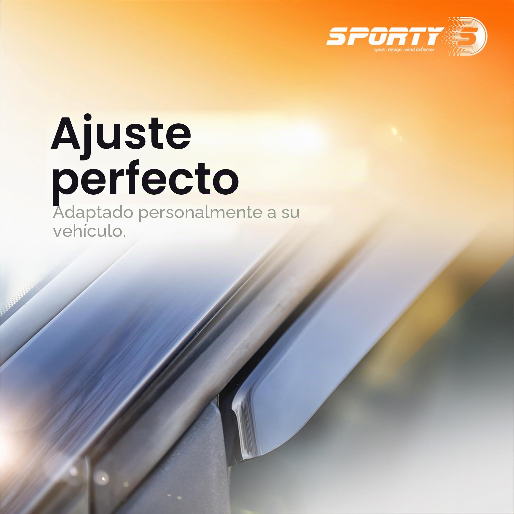 M MOTOS Deflectores de viento deportivo Deflector de lluvia para Volkswagen Transporter T5 2003-2015 Duraderos y Robustos, Deflector de Lluvia, Reducción de Ruido y Turbulencias del Aire, Fácil Instal