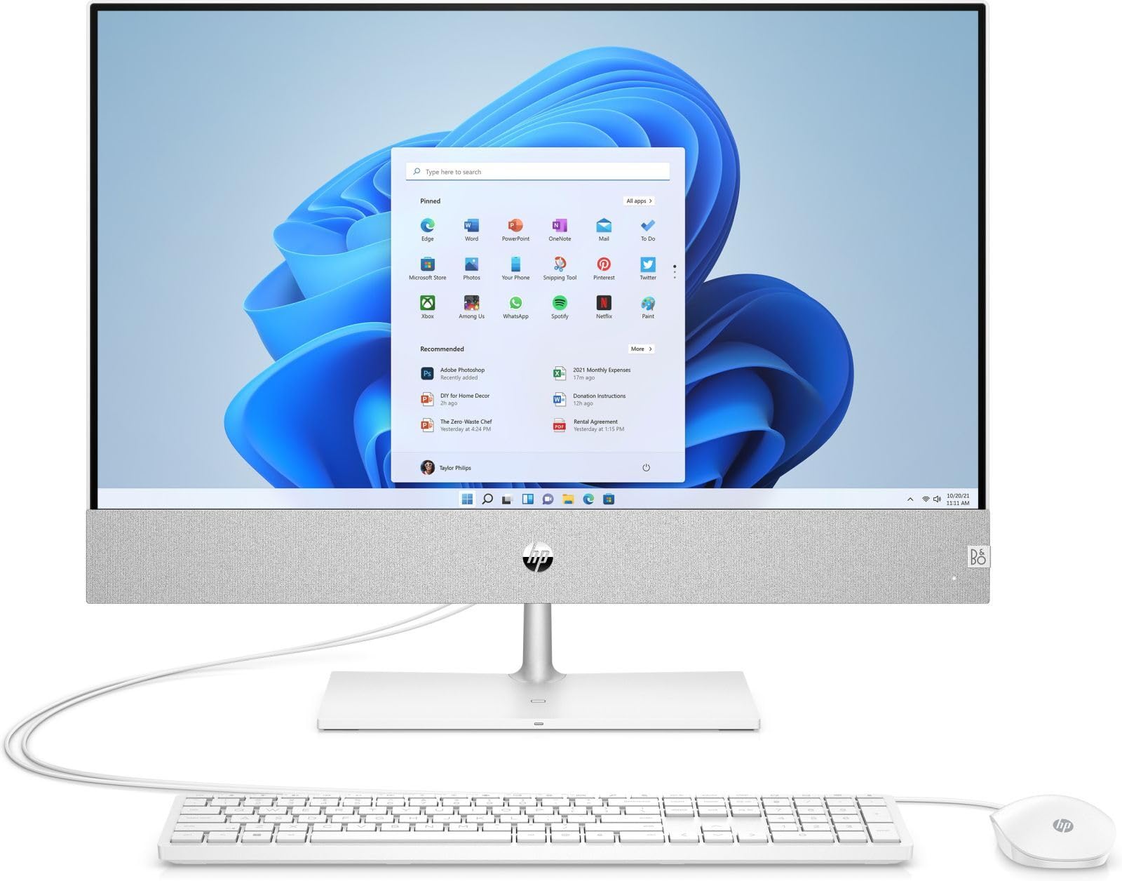 HP Pavilion 24-ca0400ng AiO・(735R5EA#ABD)・23,8" FHD・Ryzen 5 5500U・16GB RAM・512GB SSD・Win11
