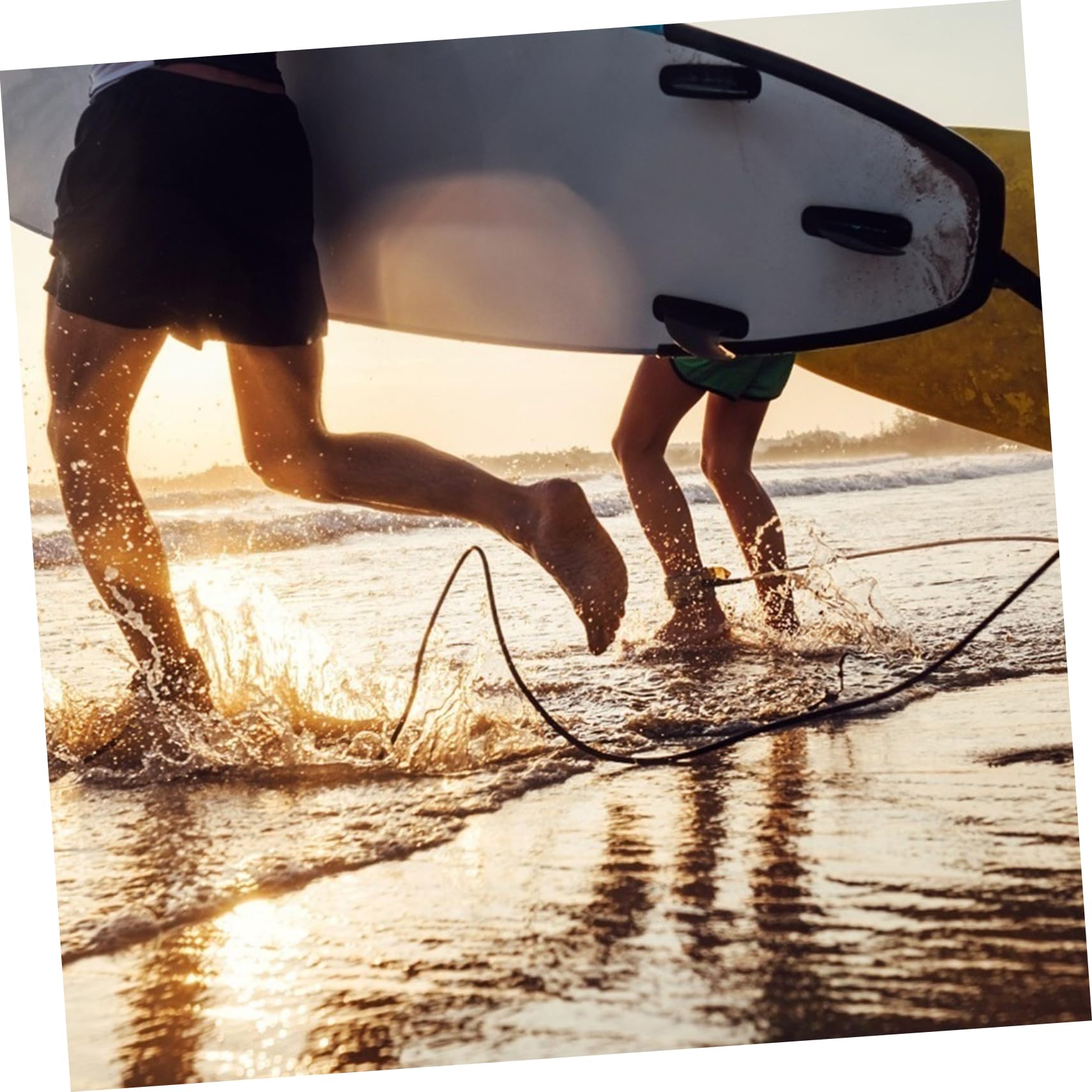 Lot de 3 Ailerons de Surf Centraux en Nylon Noir, à Clipser, pour Planche de Surf, Maintien Renforcé et Virages Serrés | Pivot Facile, Forte Flexion L’eau, Lot de 3 Pièces, Compatible Longboard