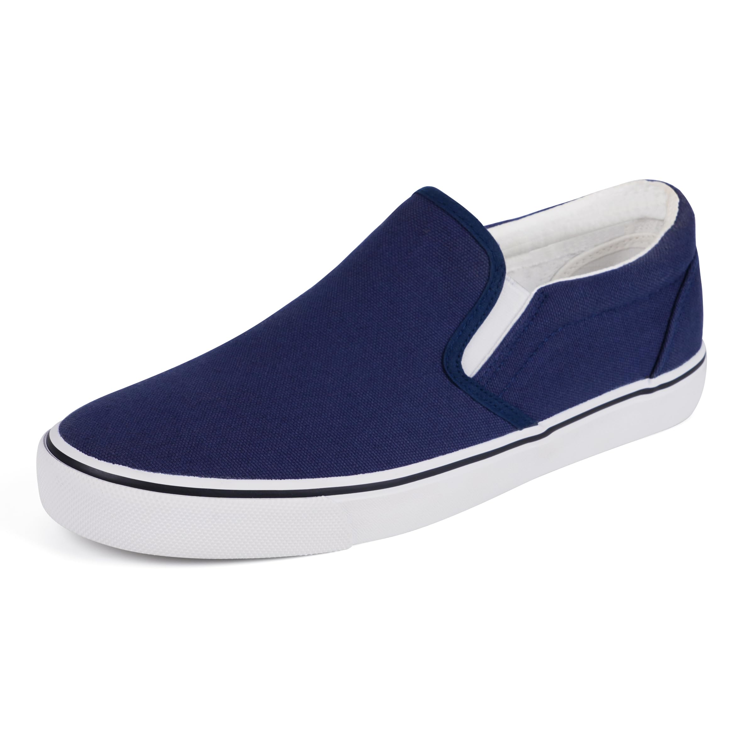 Mens Classic Slip on Canvas Shoes Casual Loafers Fashion Sneakers