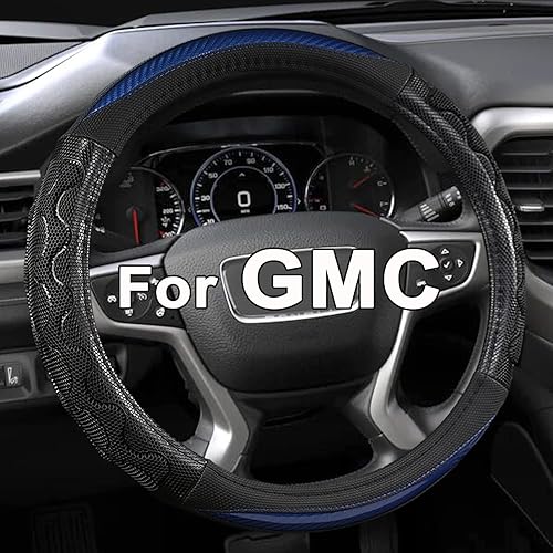 GIANT PANDA Cubierta Del Volante Para GMC Sierra, 15.5-16 Pulgadas - Azul