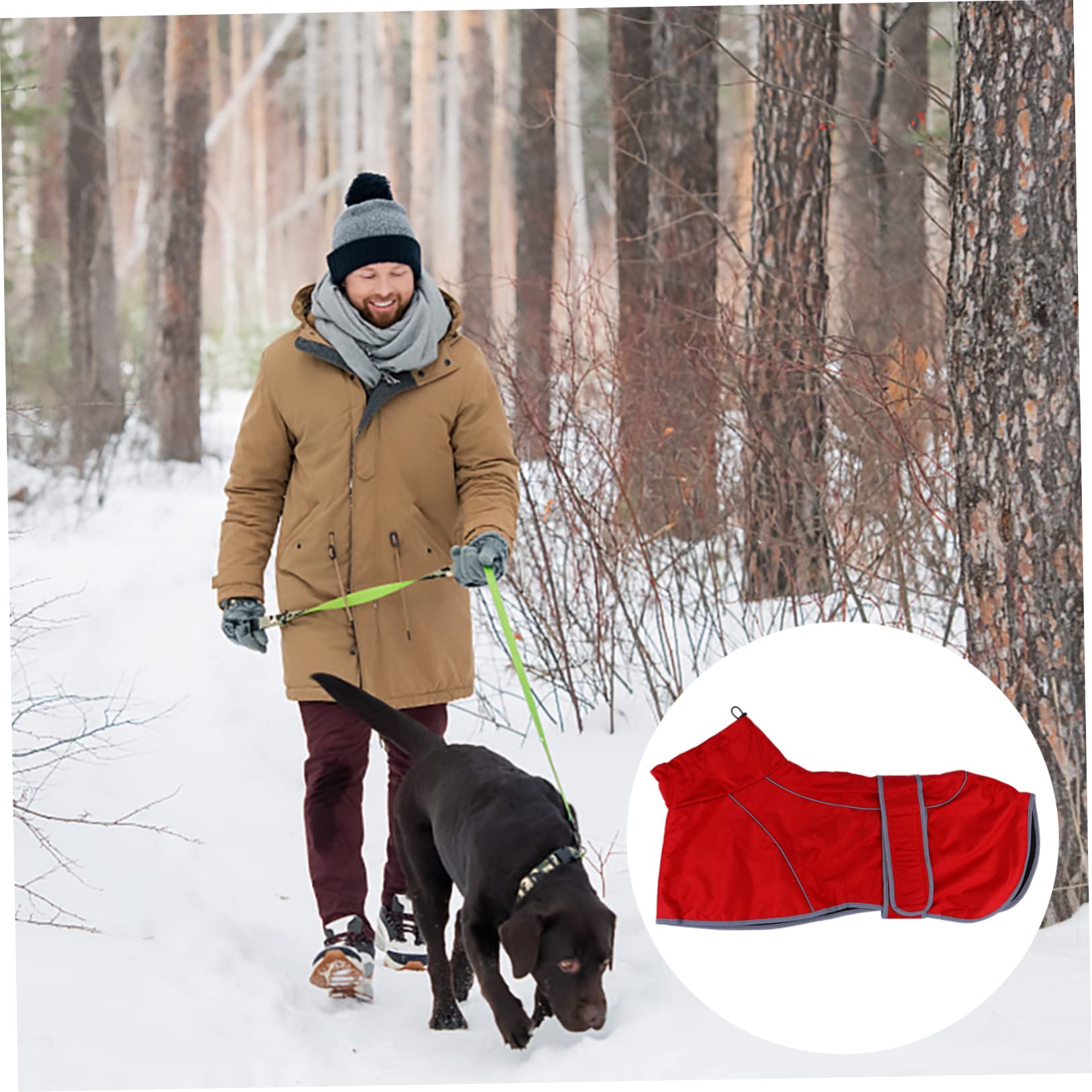 Sosoport Hunderegenmäntel Haustier-hundeoverall Haustier-regenbekleidung für Outdoor-aktivitäten Bequeme Passform