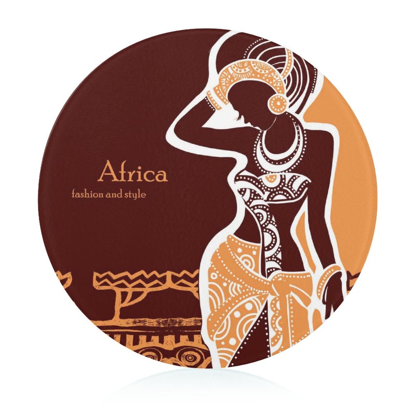 Planche à hacher cuisine motif africain 20 cm : finissez-en avec le désordre