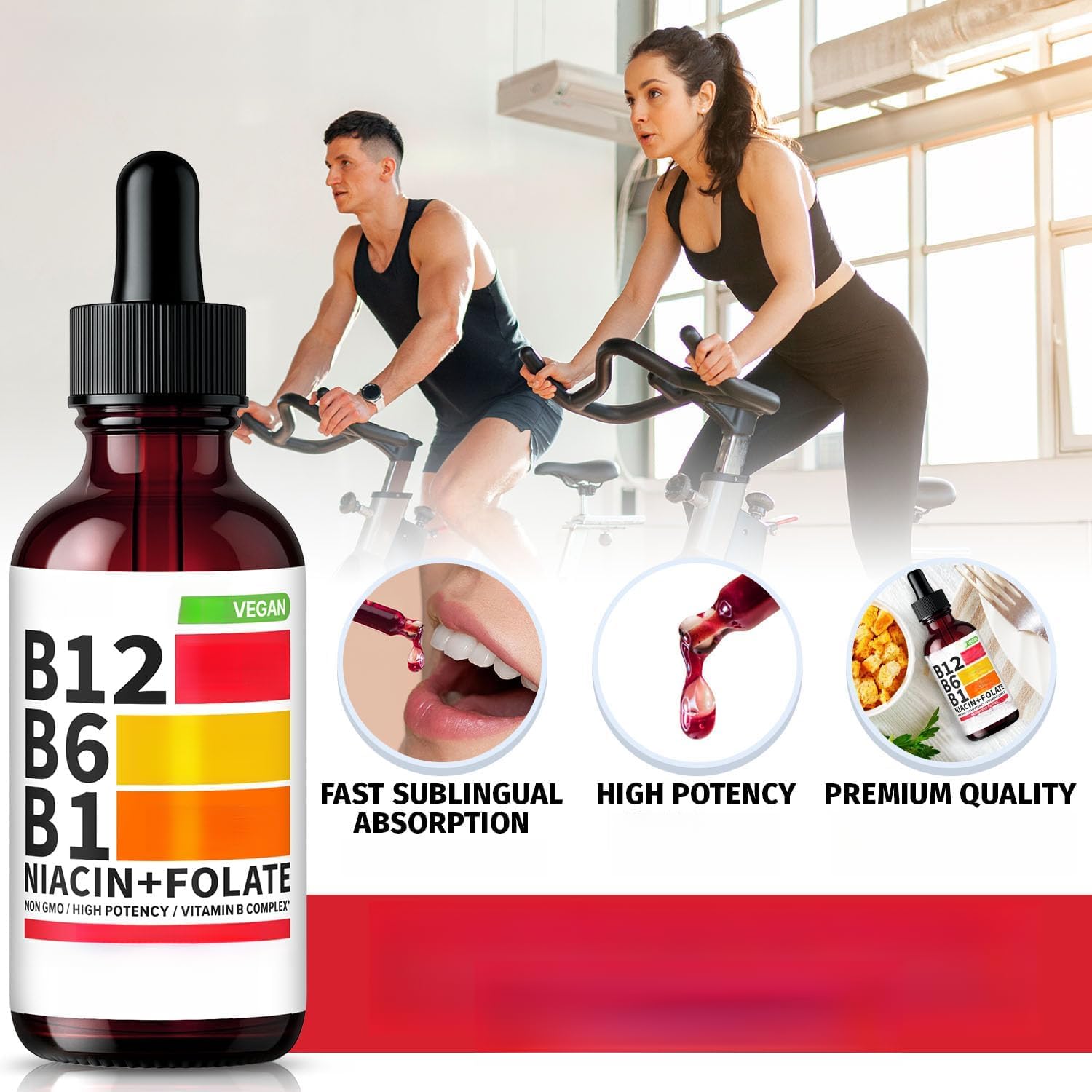 2PCS,Gocce liquide vitaminiche, assorbimento rapido, equilibrio generale | Adatto a uomini e donne, per il supporto immunitario ed energetico, l'equilibrio del corpo