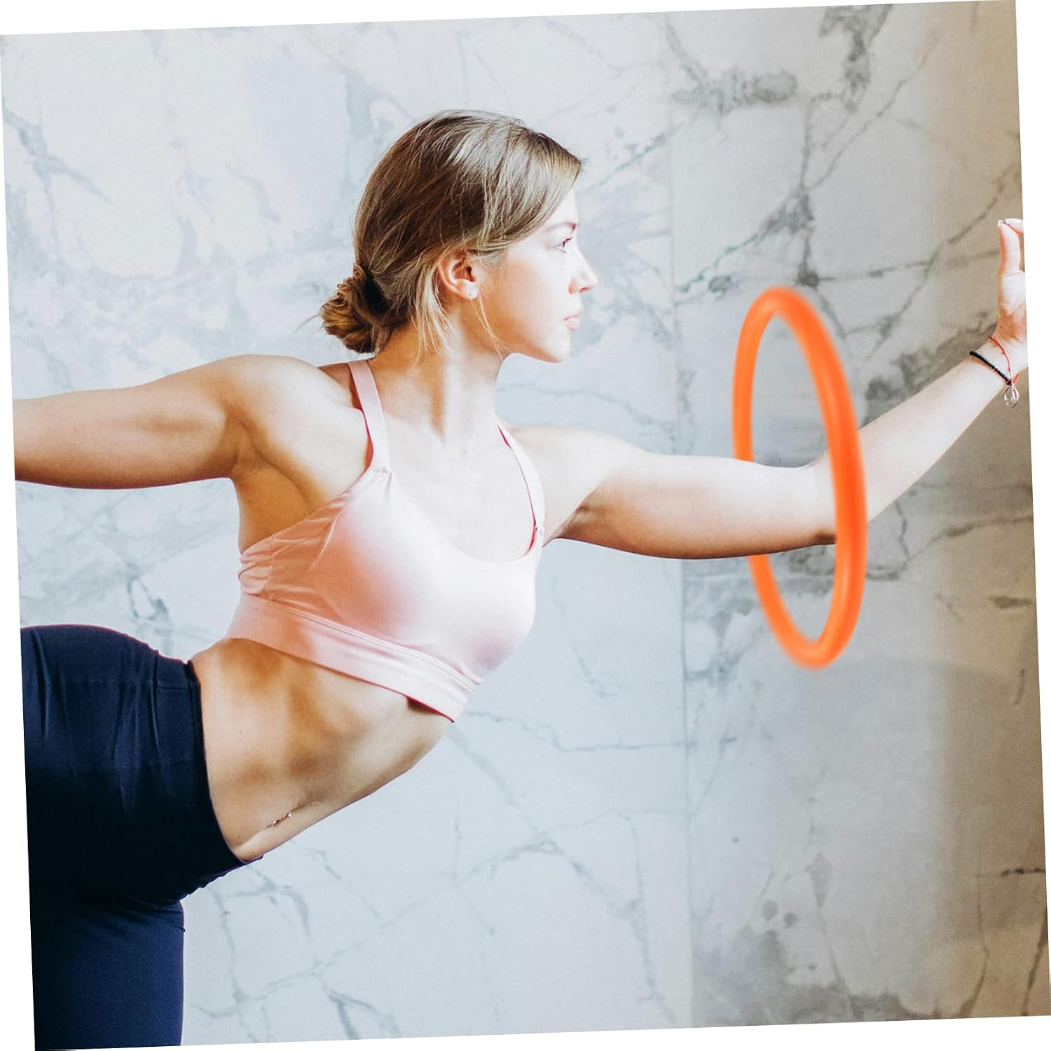 HEMOTON Practical Fitness Arm Hoops Exercise Supplies for Arm Hoops Workout Ring Design