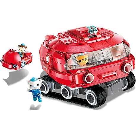 Octonauts GUP-C Blue Whale Vehicle Building Block Set for Age 6+