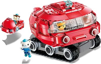for Age 6+ Building Block Ocean Adventure GUP-X Launch and Rescue Vehicle Dashi & Barnacles Shellington Kwazii 395pcs Building Brick Set-No Package Box (3707)