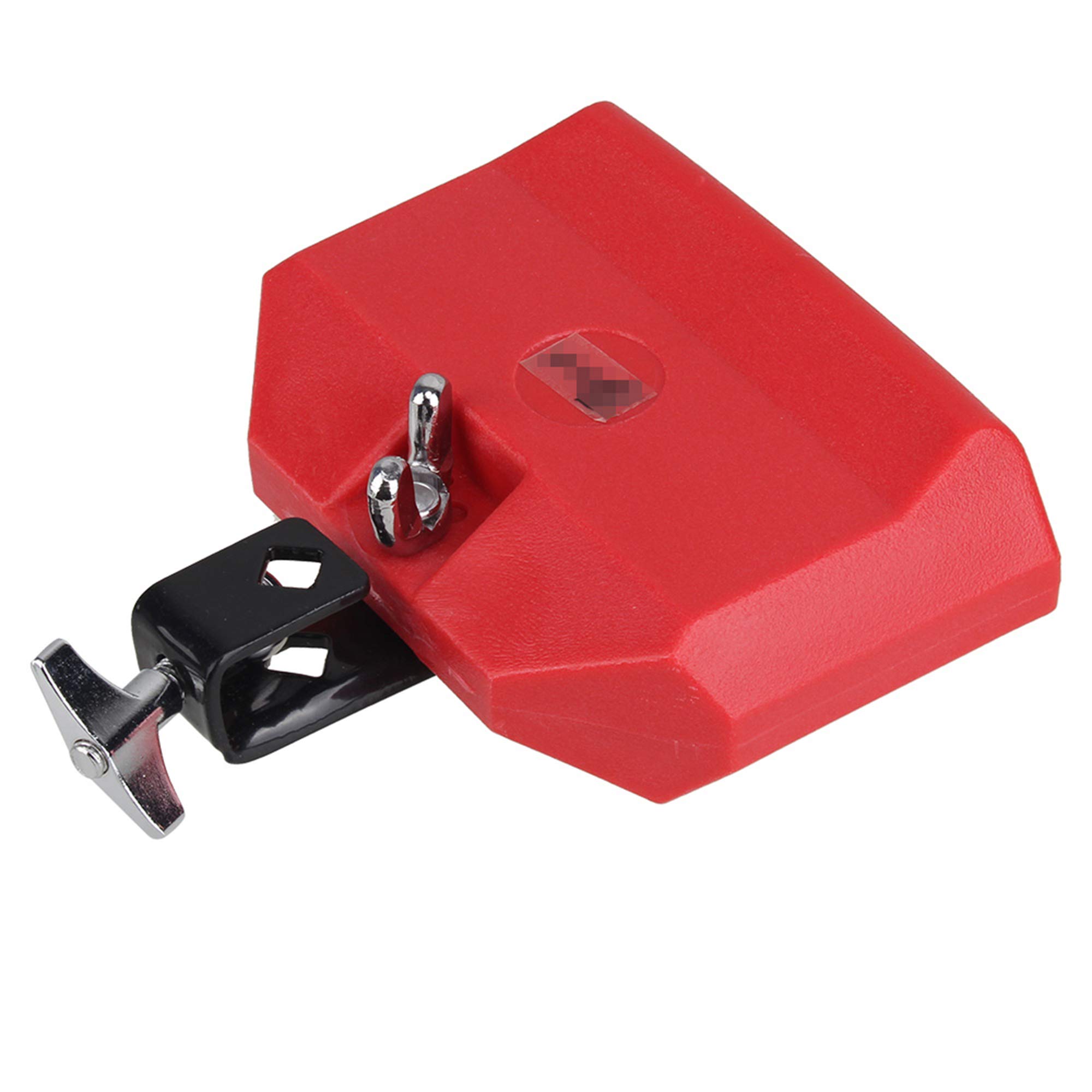 Yibuy Juego de 2 instrumentos de percusión de plástico ecológico azul y rojo