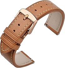ANNEFIT Watch Strap 16mm 17mm 18mm 19mm 20mm 21mm 22mm Leather Quick Release Replacement Bands for Women Men