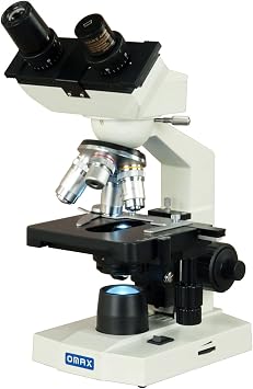 OMAX M82EZ-C03S 2500X LED Binocular Lab Compound Microscope with USB
