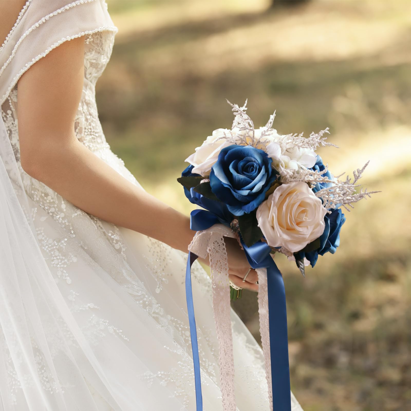 Artificial Bouquets for Bride & Bridesmaid, Bridal Flower for Wedding