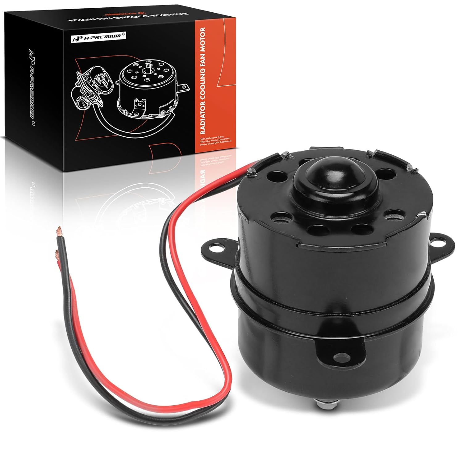 A-Premium Radiator Fan Motor Compatible with Mazda Miata 1990-1992 & Nissan Sentra 1991-1993/1995-1999, 200SX 1997-1998, NX 1991-1993, 1.6L 2.0L