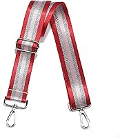 Vista 85 de Correa para bolso, accesorios plateados, correas anchas para bolsa, correa de hombro ajustable para bolsos