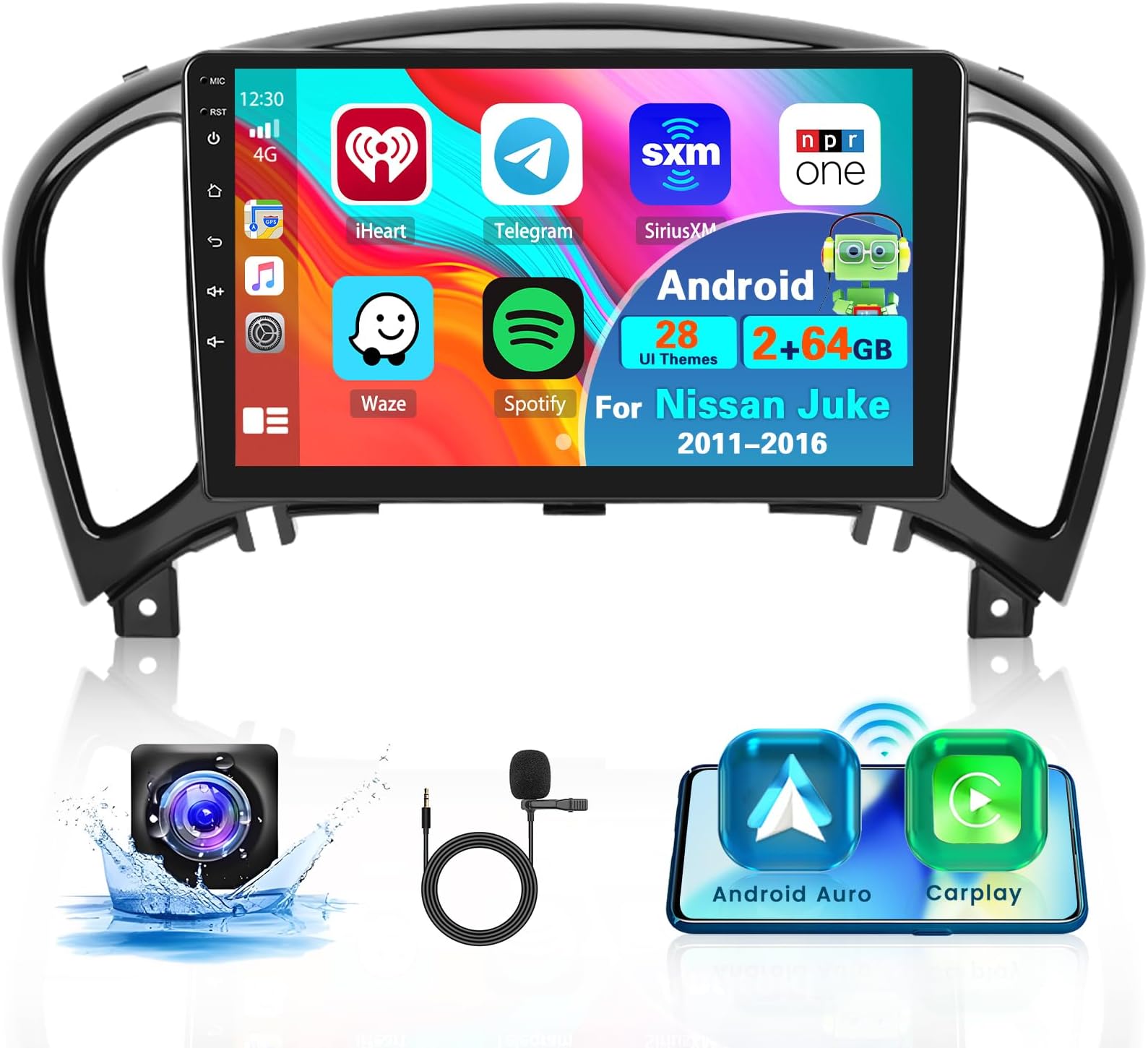 Sxauto Android 12 Autoradio Pour Nissan Juke J15 - Yf15 Infiniti Esq