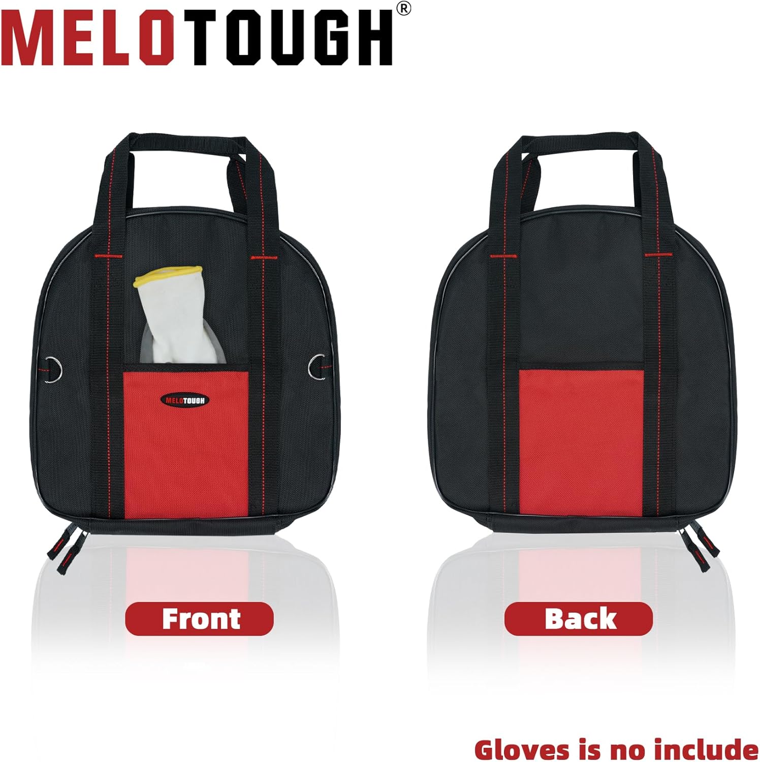 MELOTOUGH Grey Jumper Cable Bag+Black Jumper Cable Bag