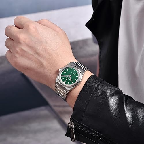 Miniatura 2 de CEYADG Pagani Design Mens Stainless Steel Automatic Watch, Sapphire Glass 40MM Wrist Watch for Men, NH35A Movement