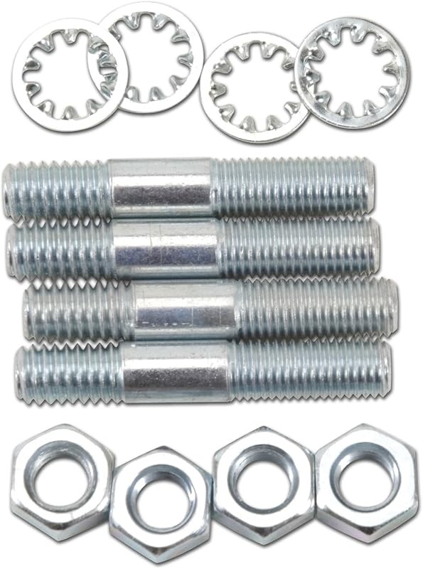 Kit de Prisioneiros para Fixação de Carburador Edelbrock 8024 – 4 conjuntos