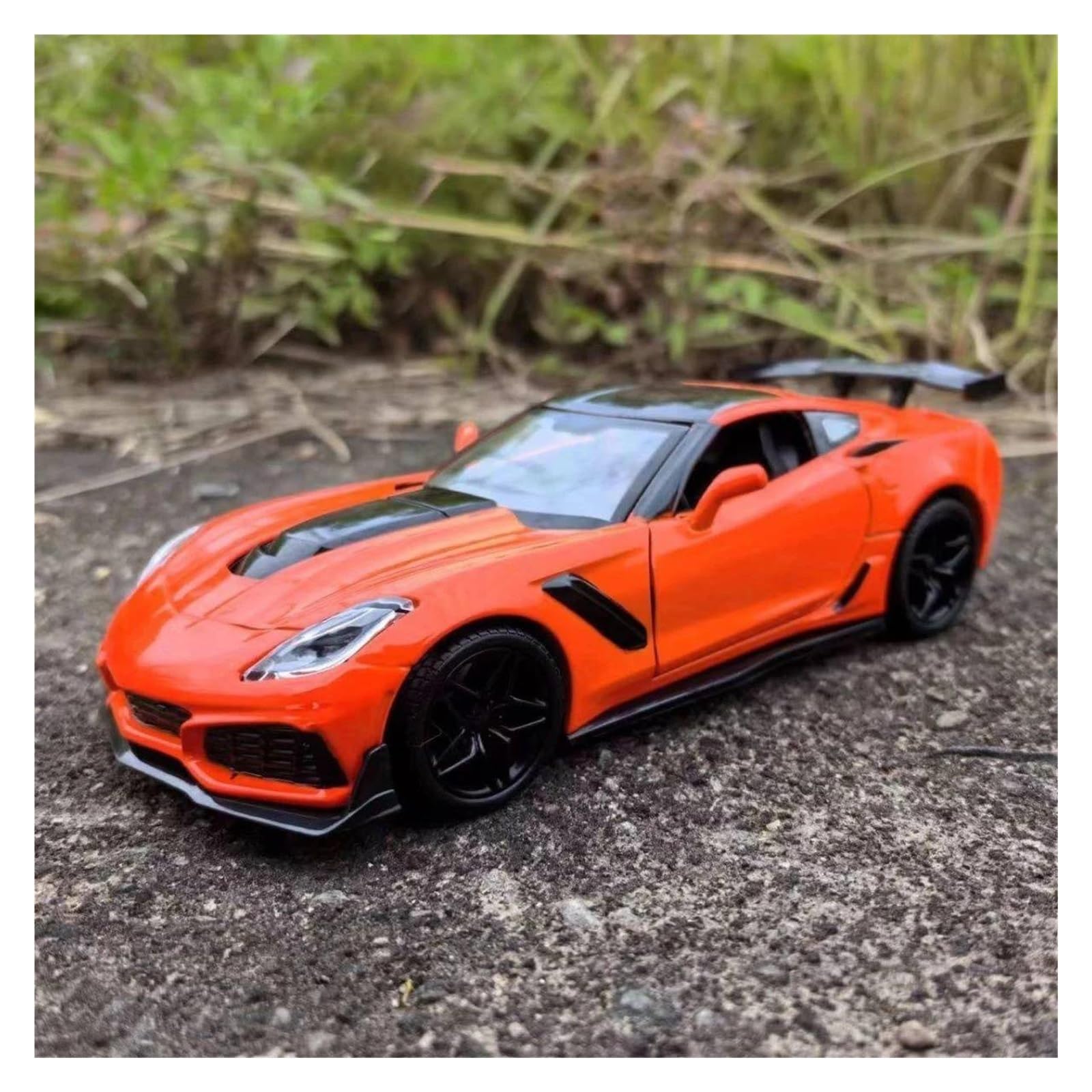 Btwodian Scale Model Car For Corvette ZR1 For Supercar Diecast Model Car