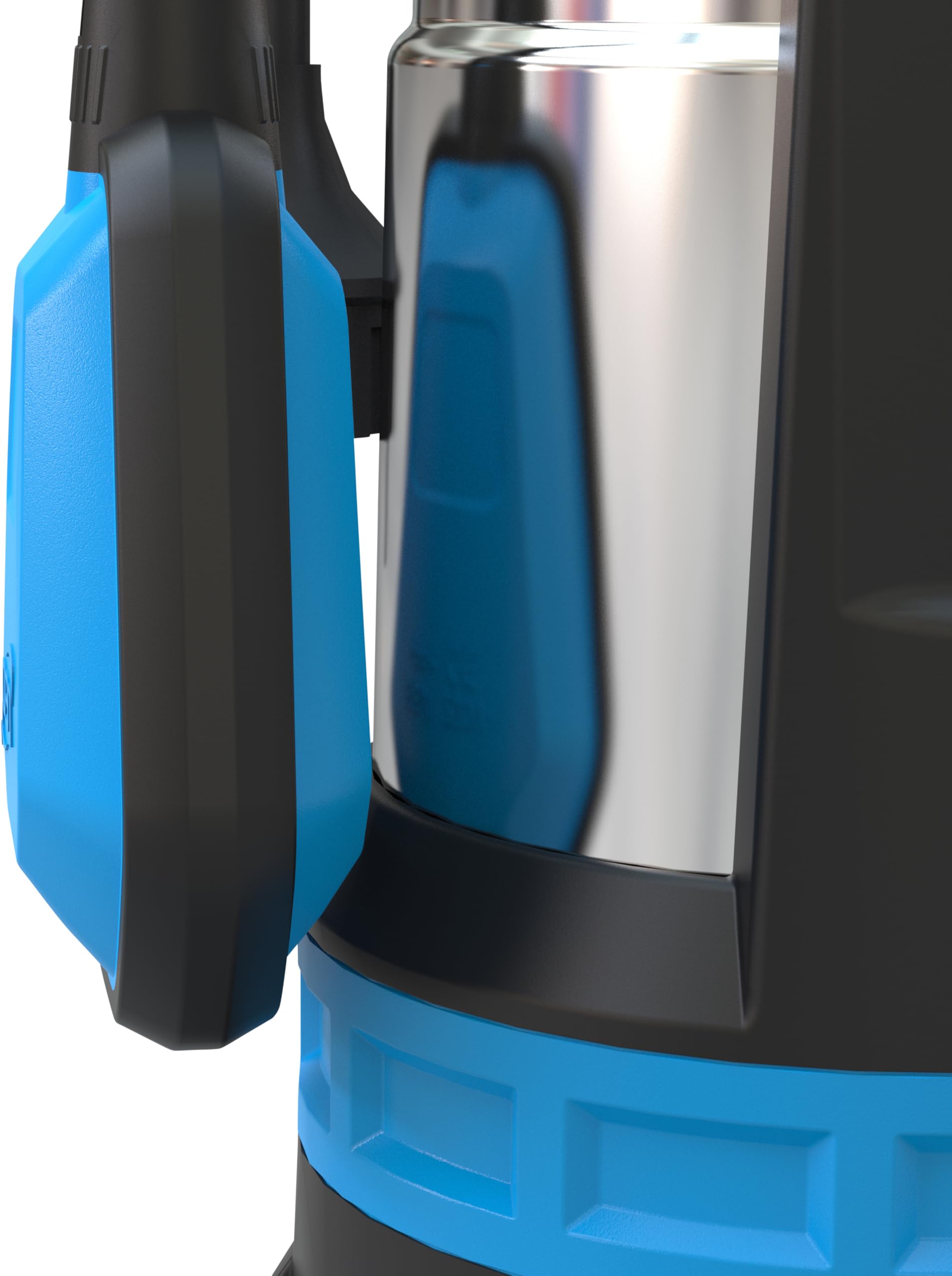 Güde 94600 Kombitauchpumpe GS 750.1 2in1 (750 W, 16.500l/h, max. Förderhöhe 9 m, max. Eintauchtiefe 7 m), Blau, Schwarz
