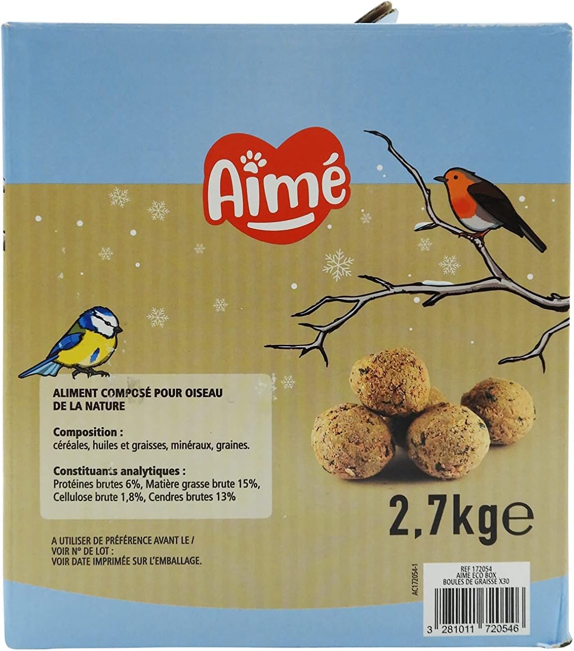 AIME Eco Box Palline di grasso 30 sztuk