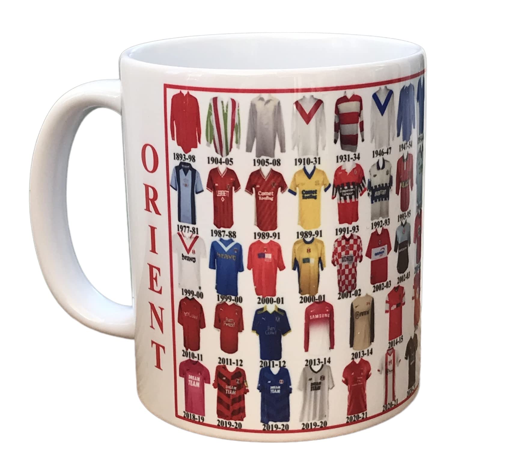 Emny Glory Mugs Leyton Orient Mug Shirt History Football Mug