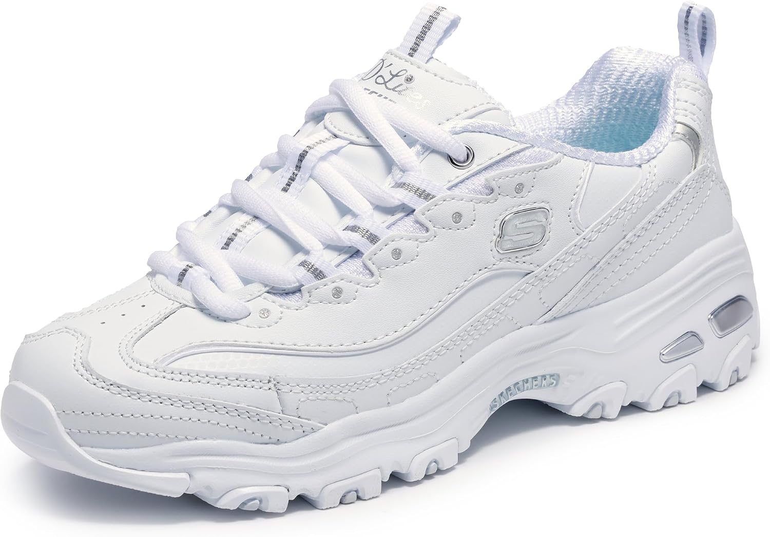 Skechers Sport Women's D'Lites Fresh Start Memory Foam Lace-up Sneaker Fashion