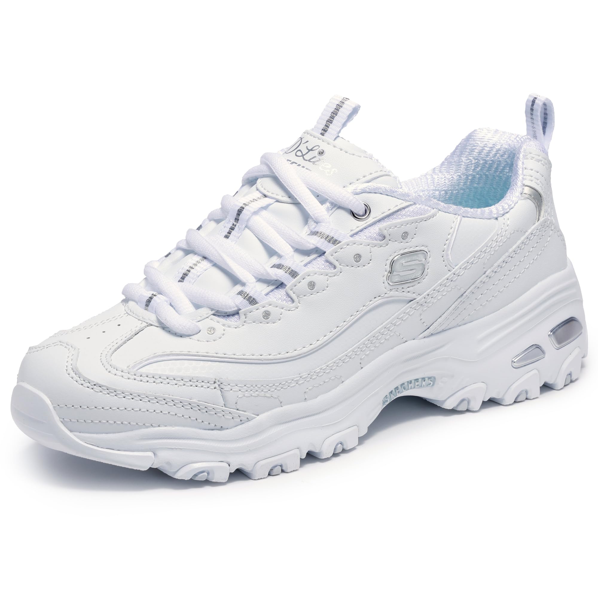 Skechers Sport Women's D'Lites Fresh Start Memory Foam Lace-up Sneaker