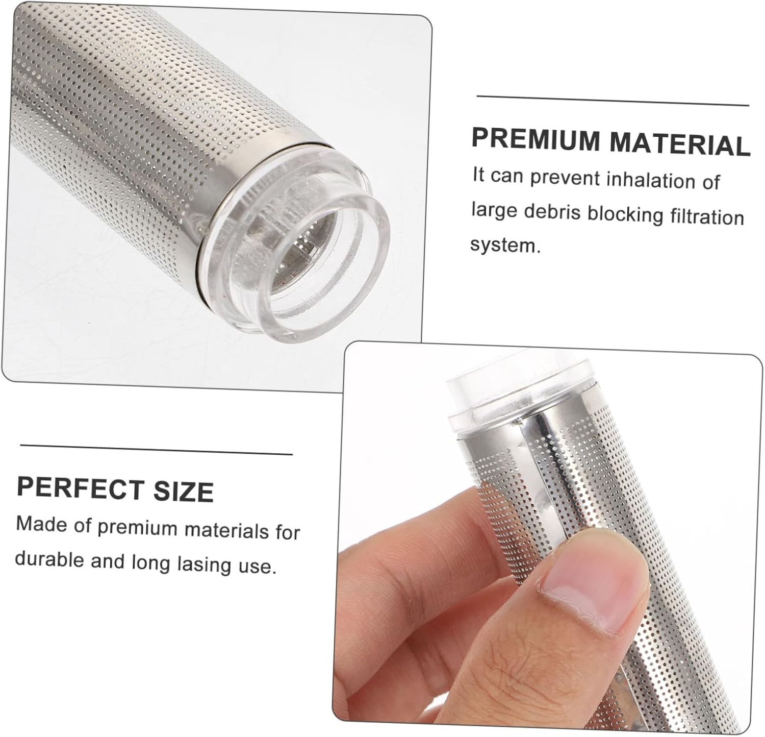 1pc Fish Tank Intake Strainer Cover Mesh Protective Net for Aquariums Prevents Fish Inhalation for External Filters and Ponds