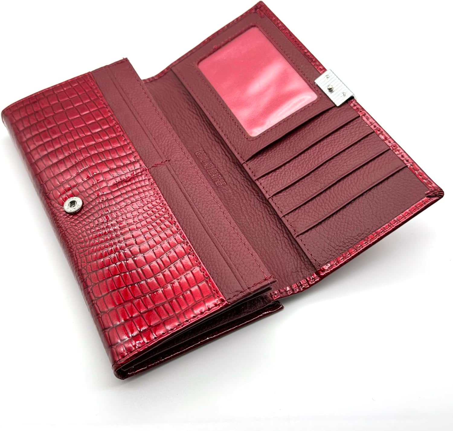 Women's Wallet Long Leather Purse Credit Card Ladies Casual Wallet Fashion Clutch - Image 6