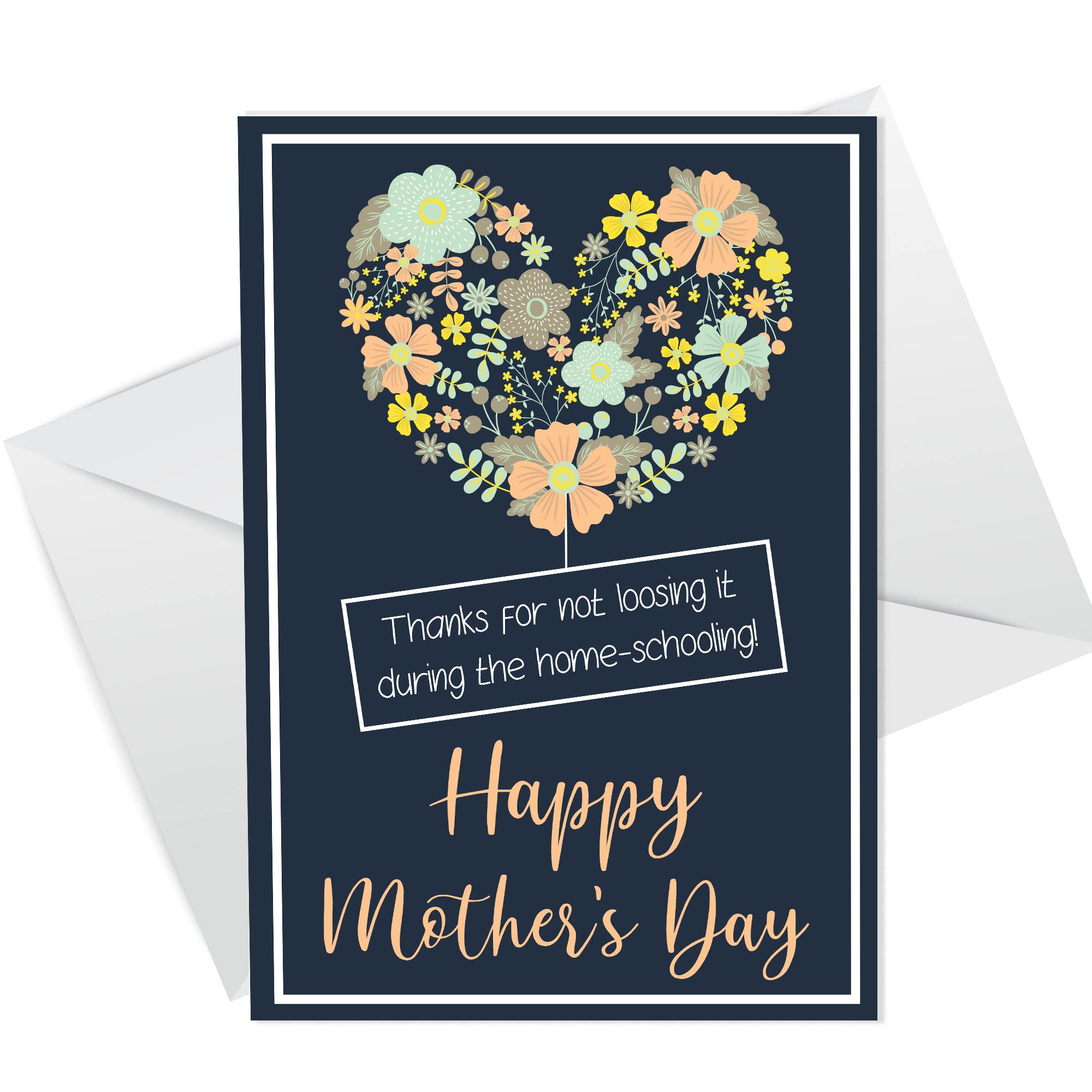 Funny Mothers Day Card Home Schooling Thank You Card For Mum For Her