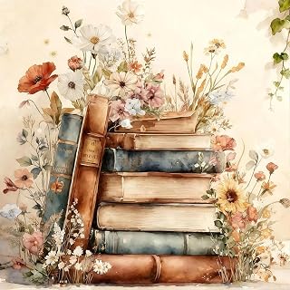 Diamond Art Kits for Adults,Flower Books Diamond Painting Kits 12x12in | Diamond Painting Kit - Sparkling Full Drill Design Perfect for Home Decor, Holiday Gifting, And Relaxing Crafting 12x12inch