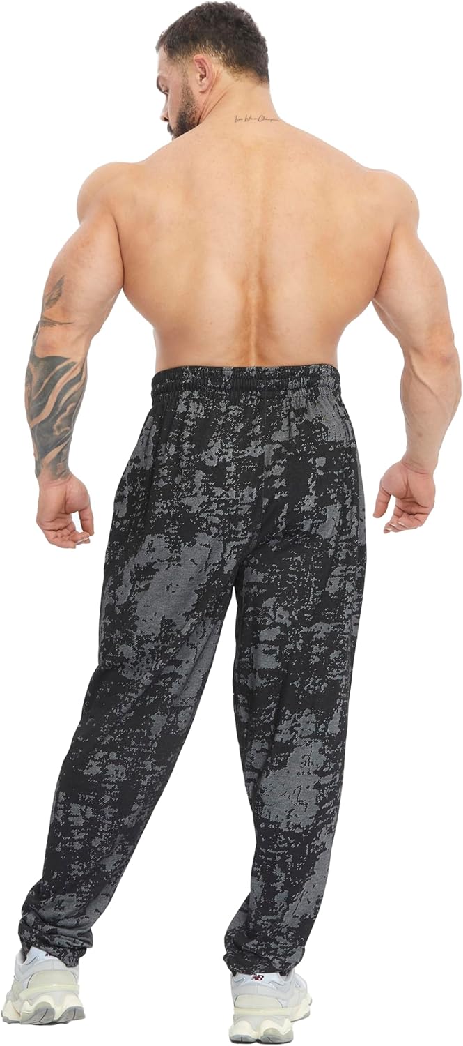 BIG SAM SPORTSWEAR COMPANY Men's Baggy Sweatpants with Pockets, Comfort Design Bodybuilding Muscle Pants - Image 4