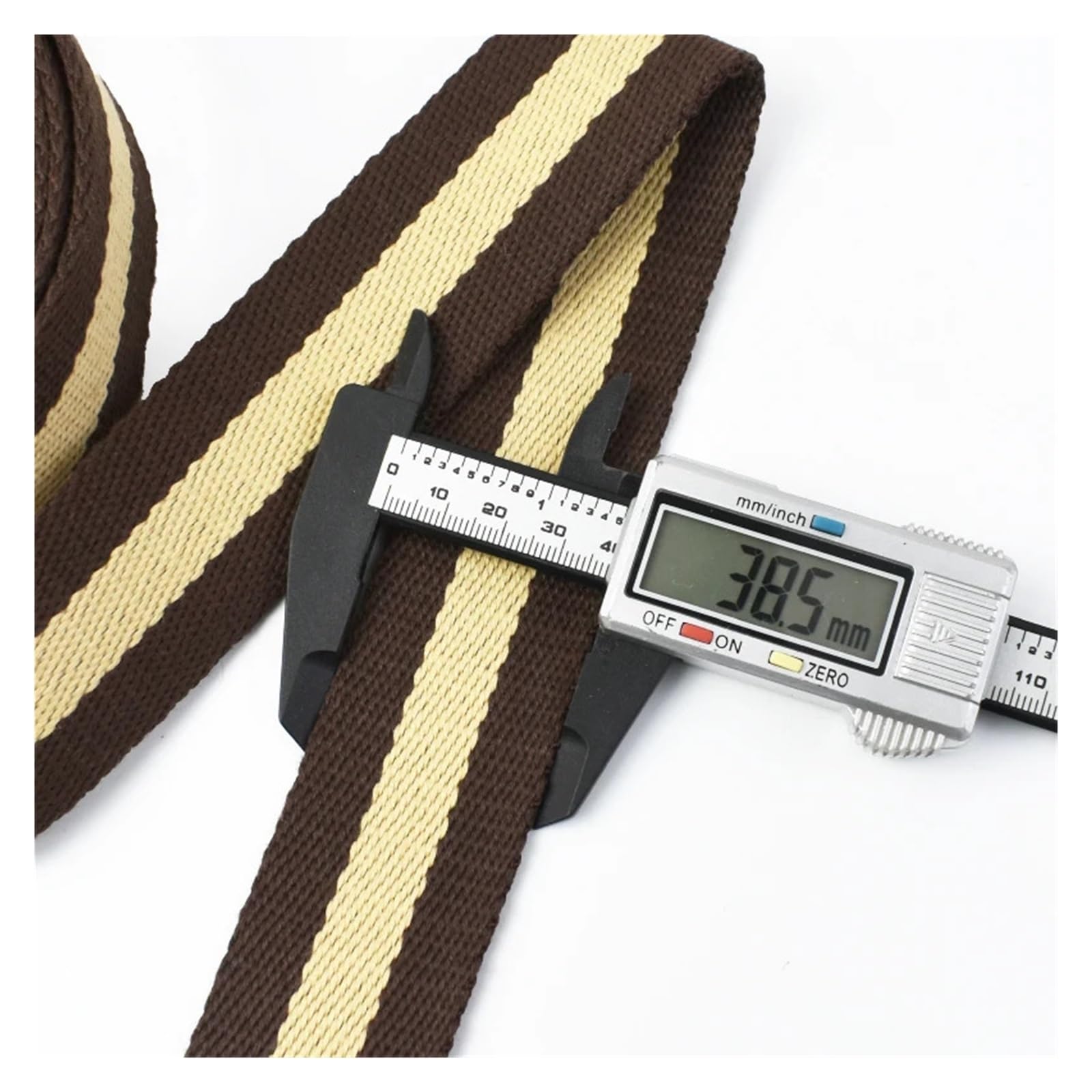 Jacquard-Besatz 38mm 2,5mm Dicke 1-10M Jacquard Gurtband Band Taschen Strap Bias Bindung(Color 5,38mm-5Meters)