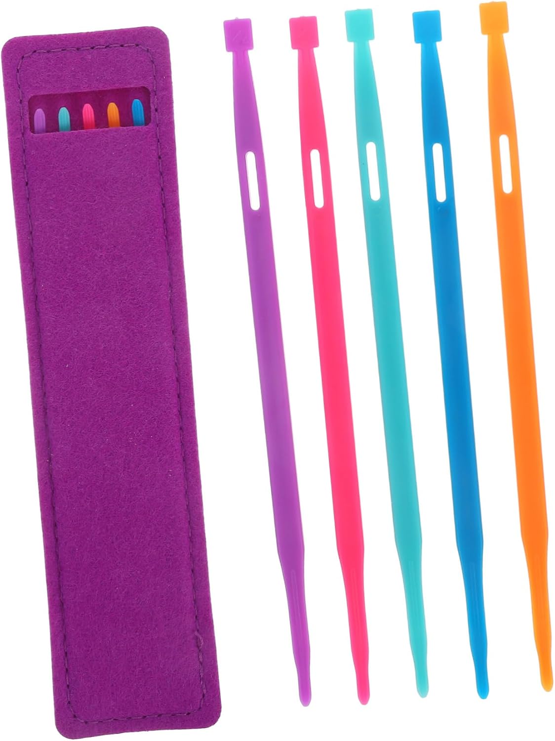 Purple Sewing Tool Threader for Shoulder Straps and Waist Belts
