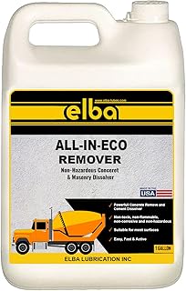 ALL-IN-ECO | RUST REMOVER | Cement remover | Remove and Dissolve Concrete, Mortar and Grout Made in USA (1GL)