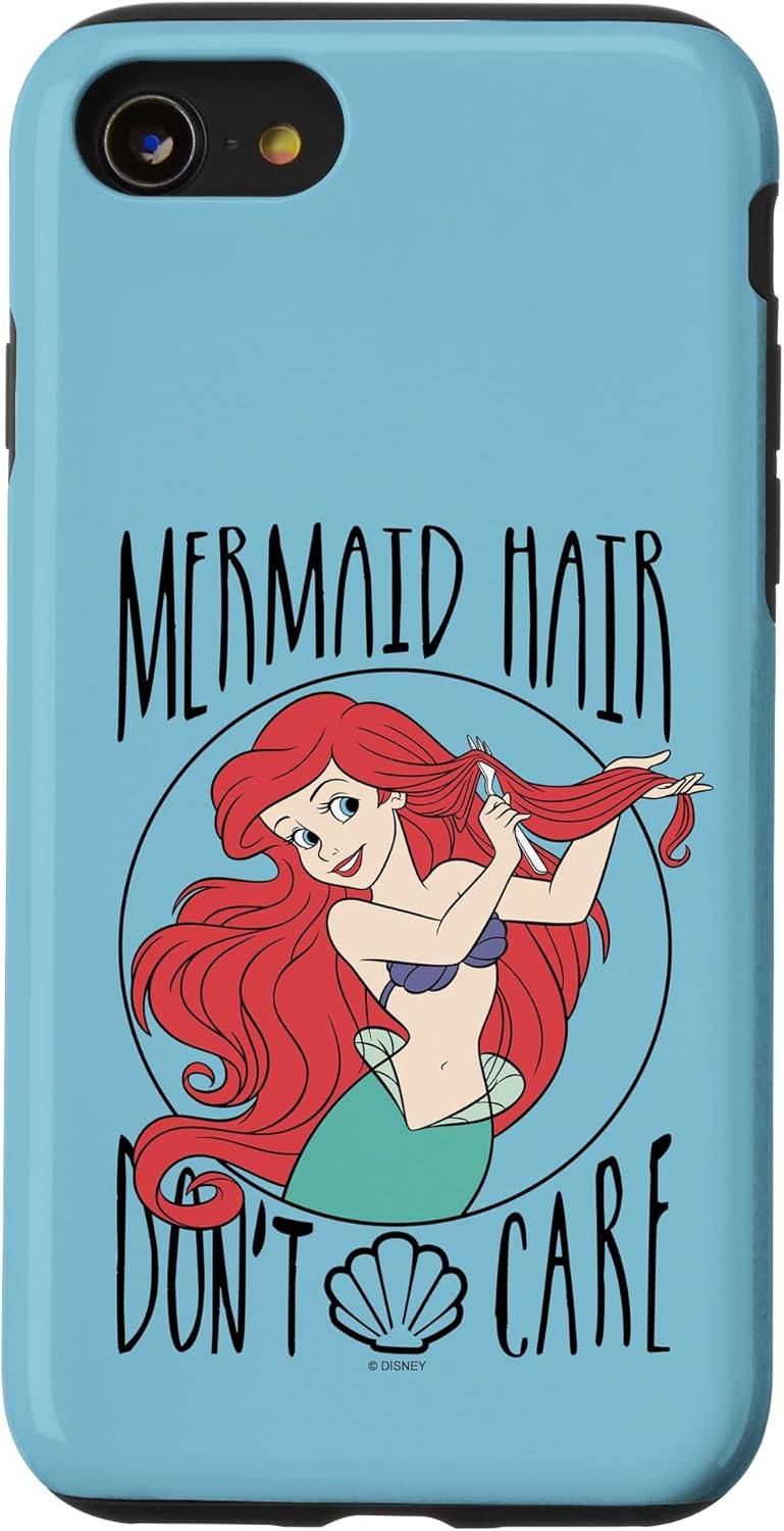 iPhone SE (2020) / 7 / 8 Disney The Little Mermaid Ariel Mermaid Hair Don't Care Case