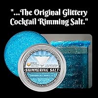 Vista 5 de Brew Glitter - Sal con Brillo Azul para Bordes (113g, 1x Barra de Lata) Aderezo para Cócteles y Bebidas