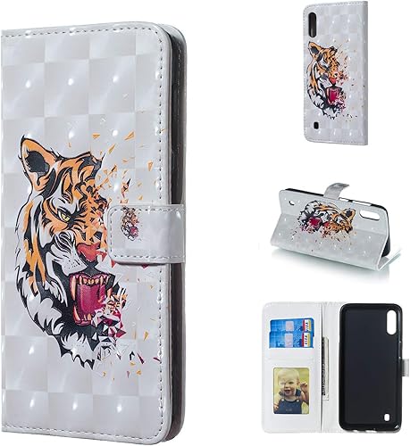 SWMGO   Sollievo Disegno Flip Portafoglio Custodia per Samsung Galaxy M10  Disegno