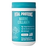 Vital Proteins Marine Collagen Peptides Powder Supplement for Skin Hair Nail Joint - Hydrolyzed Collagen - 12g per Serving - 7.8 oz Canister