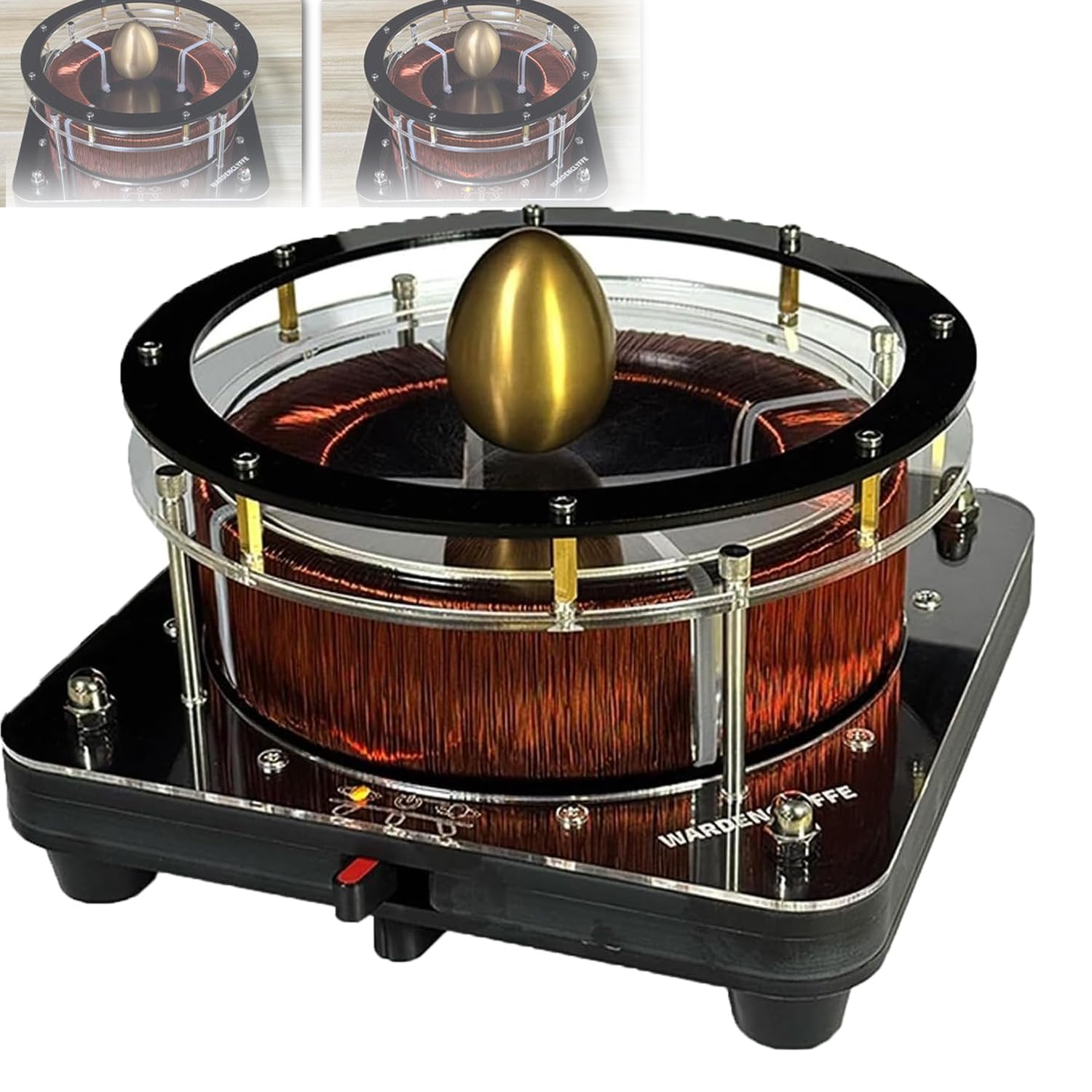 Elektromagnetyczny akcelerator cyklotroniczny, obracający się model pola magnetycznego z kołowrotkiem, elektromagnetyczne jajko pasożytnicze Columbus, do celów edukacyjnych i eksperymentów