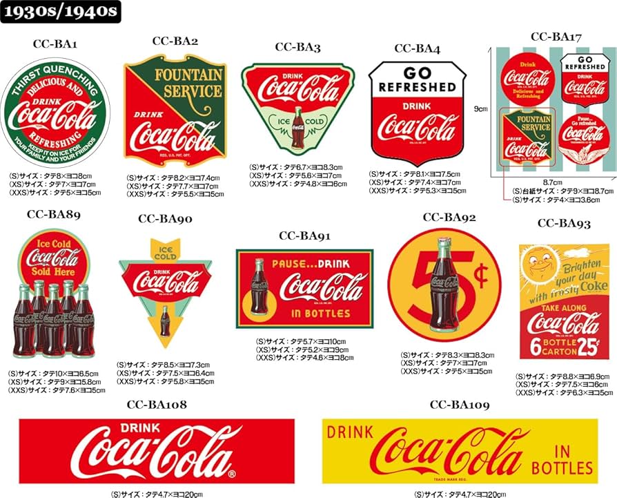 コカ・コーラ オリジナル 所さん ステッカ－シート (94) コカ