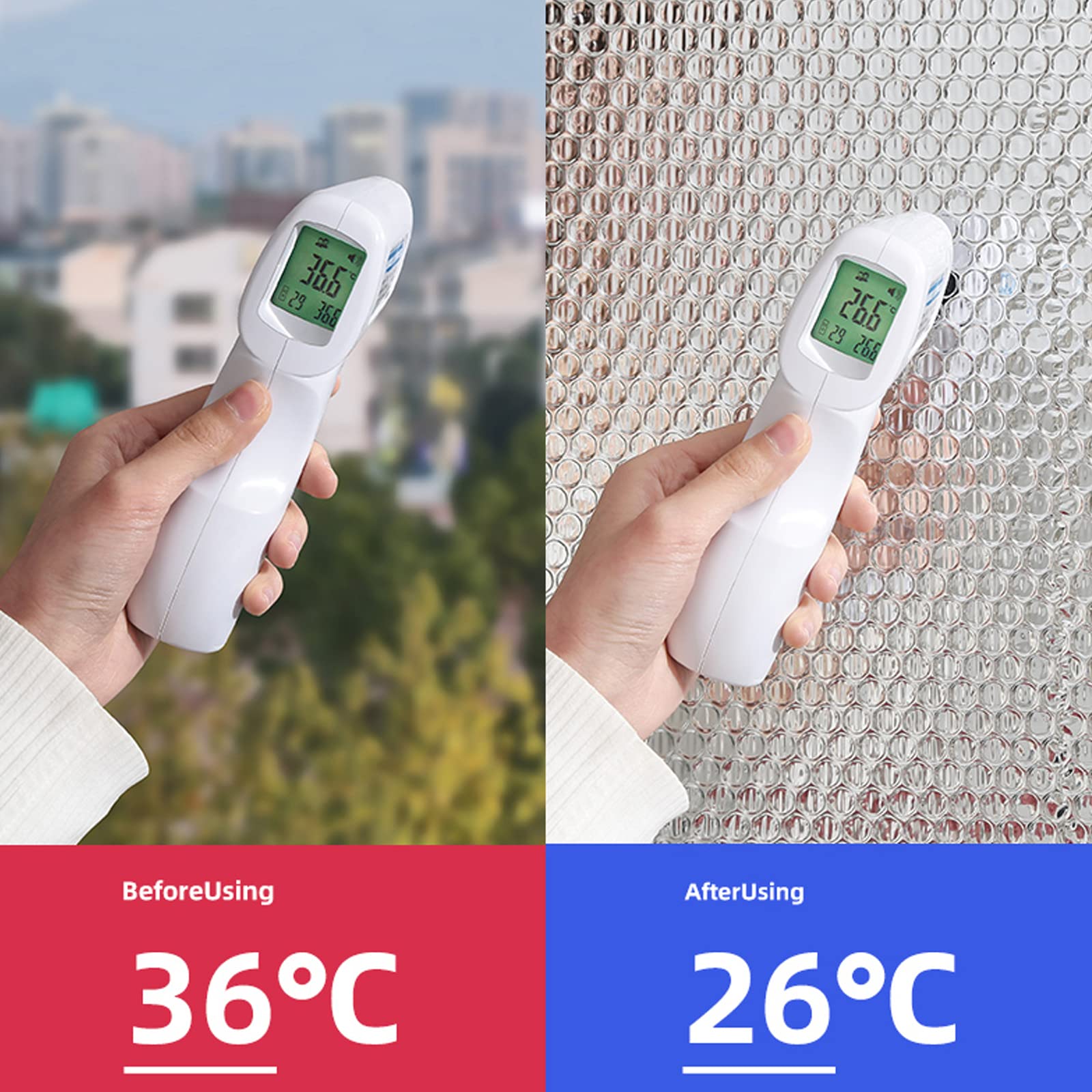 Film Pare-soleil Pour Fenêtre – Réfléchissant Aluminium – 80x140 Cm – Avec Ventouses – Isolation Thermique Et Intimité - 3
