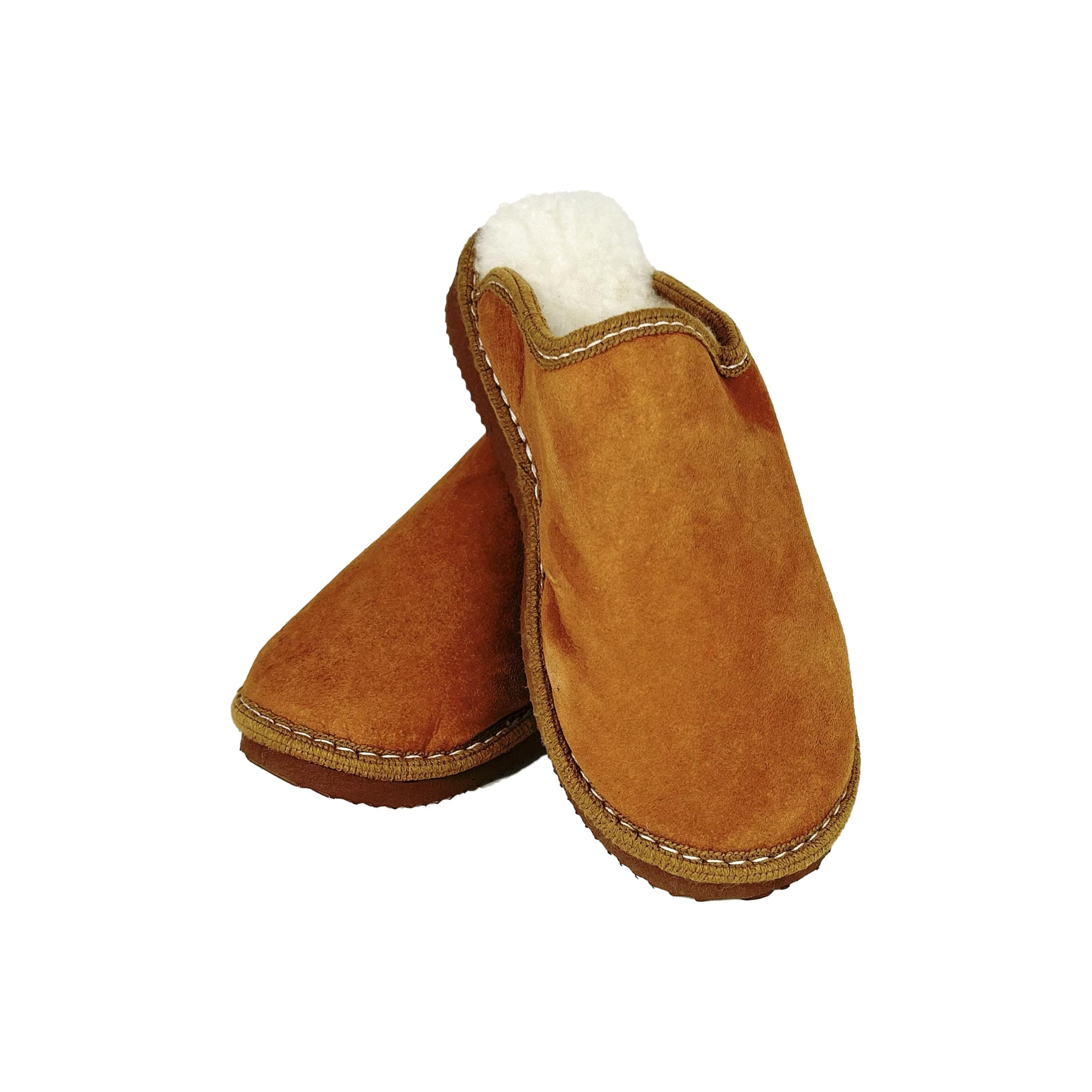 Reissner Lammfelle klassischer Pantoffel ZYPERN Veloursleder