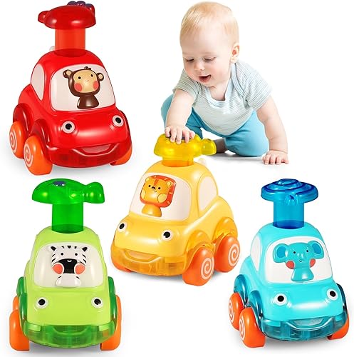 ALASOU Juguetes transparentes para niños de 1, 2, 3 años, juguetes para niños pequeños de 1 a 2 años, regalos para niños de 1 año, regalos de primer