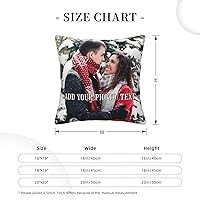 Vista 7 de Almohada personalizada con texto fotográfico, funda de almohada de pana personalizada de dos lados, recuerdo de amor personalizado para aniversario
