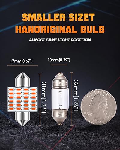 Miniatura 18 de LUYED Juego de chips 2 X 570 de luz súper brillante 3014 48-EX 569 578 211-2 212-2 focos LED para luz de domo, blanco xenón