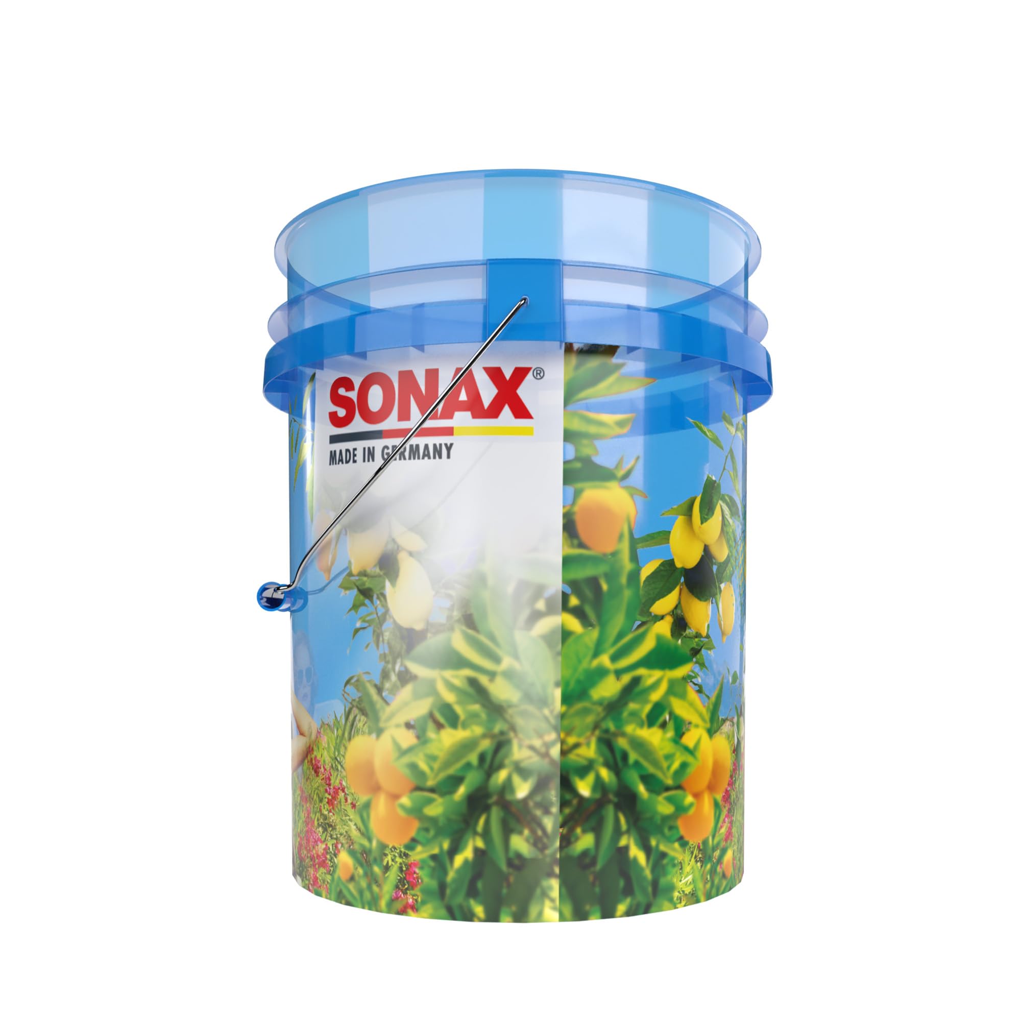 Sonax Seau de lavage de voiture, avec passoire et couvercle, gant de lavage, 19 l