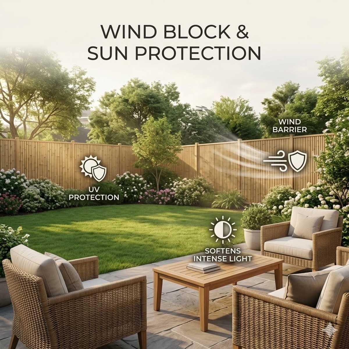 Canisse En Roseau Naturel 40/50/60/80100/130/160cm, Rouleau Brise-Vue Extérieur Bambou Pour Jardin Et Cour, Clôture Décorative, Pare-Vent Et Écran De Confidentialité(H70xL450cm)