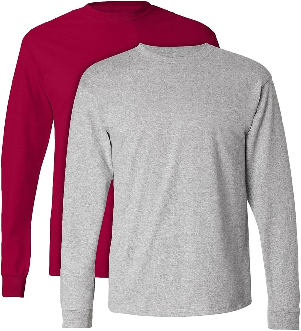 Hanes Essential-T 100% Cotton Long Sleeve T-Shirt 5286