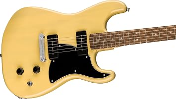 Paranormal Strat-O-Sonic, Laurel Fingerboard, Black Pickguard, Vintage Blonde